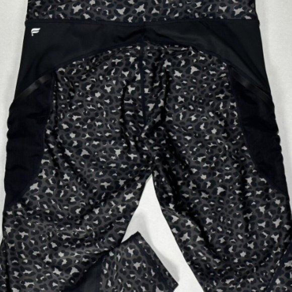 Women's Black Patterned Pants - Picture 5 of 6